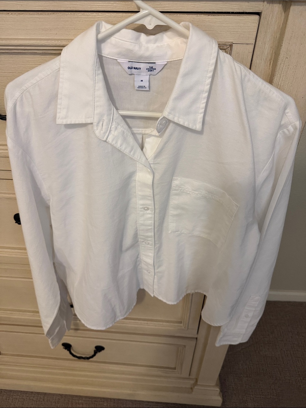 Old Navy Cotton Crop Button Down